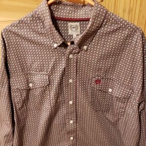 Cinch button up..